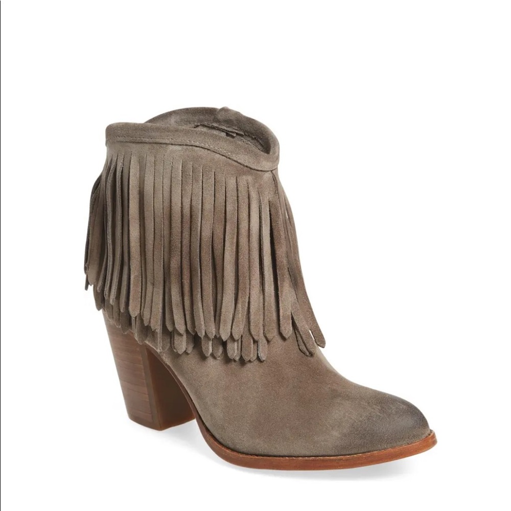 NWT Frye Llana Fringe Bootie - Picture 14 of 16